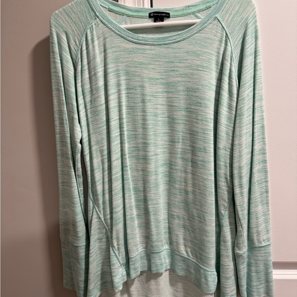 Champion Mint Green Long Sleeve Top